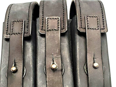 Star Imperial Wars Death Trooper Leather Ammo 3 Compartment Pouch