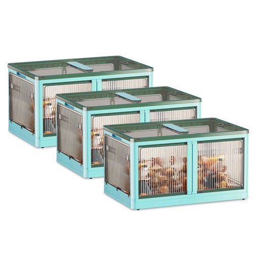 3pack Storage Bins Stackable Storage Containers for Closet Organizer Home Dorm - Picture 24 of 25