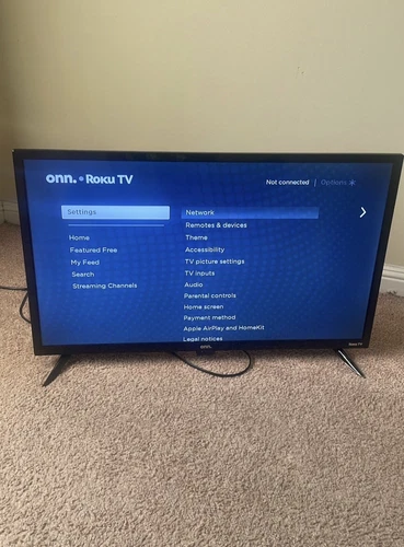 ONN 32" 720p LED Smart TV - Black