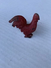 Red Rooster Knob Distressed Metal Cabinet Drawer Pull