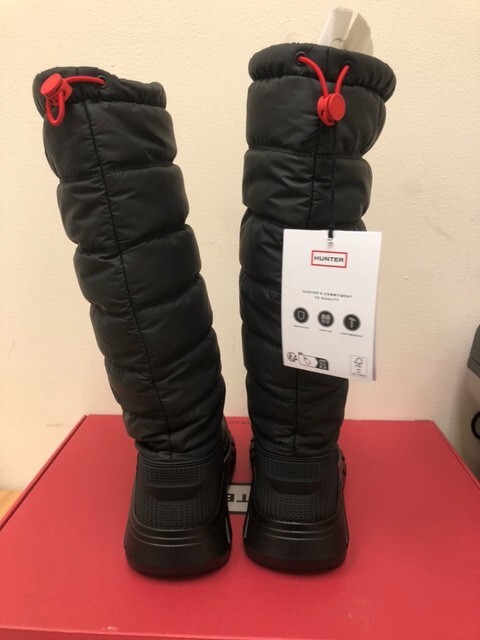 Hunter Intrepid Women's Tall Winter Snow Boots Black US Size