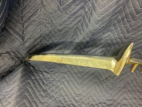 Used Original 1956 56 Dodge Chrome Hood Ornament 1646429 Molding Emblem - Picture 8 of 10