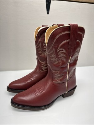 Tecovas The Annie Kid Boot Scarlet Cowhide Leather Kid's/Youth  2Y B