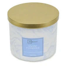 Mainstays 14oz Textured Wrap Scented Candle (Snow Flurries)
