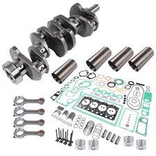 Overhaul Rebuild Kit STD + onnecting Rod + Crankshaft for Cummins B3.3 Engine