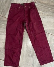 Versace Burgundy Pants