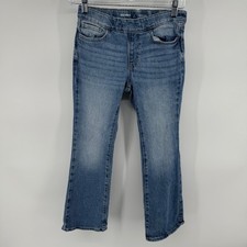 Old Navy Kids Boot Cut Jeans Medium Wash Denim Size L 10-12 Built In Tough