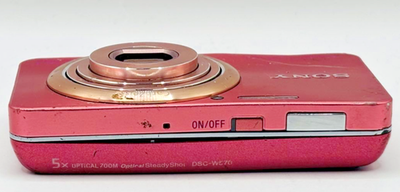 SONY Cyber-shot DSC-W570 Pink 5x Zoom 16.1 MP Digital Camera