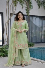 Pakistani Salwar Kameez Ready To Wear Suit Wedding Party Bollywood Indian Plazzo