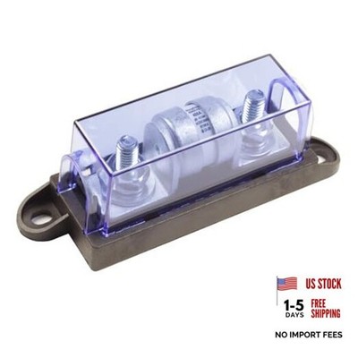 500V AC/DC 400A Class T Fuse Holder, 10kA IR Fuse Block 400amp for Inverter