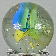 Vintage Imported Hybrid Cat's Eye Marble .60 Inches Near-Mint Condition