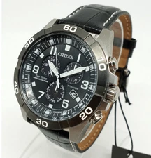 Citizen Men's Titanium Eco-Drive Sport Brycen Chronograph Watch BL5558-15H