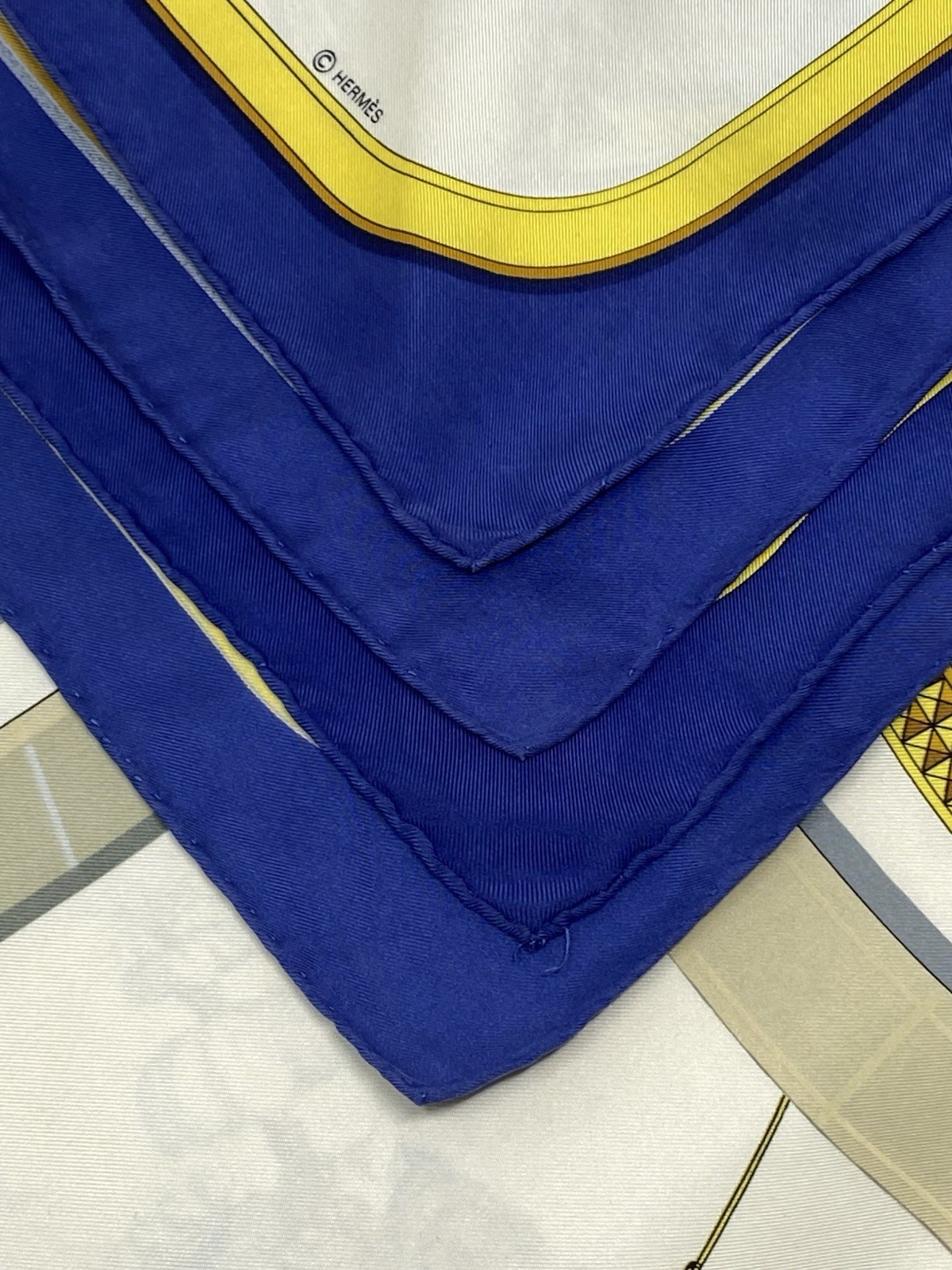 Hermes Silk Scarf Carre 90 Grand Apparat by Jacques Eudel Vintage image 10