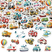 Transportation Foam Stickers Bulk Self-Adhesive Truck Construction Stickers