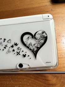 Nintendo 3DS - Ice White Handheld System - Read Description! - Kingdom Hearts