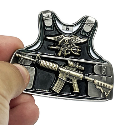 BL10-010 Navy Seal Team 6 Body Armor Naval Special Warfare DEVGRU Challenge Coin
