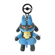 Pokemon Center Lucario Posing Mascot Plush Doll Training Time Bendable Japan NEW