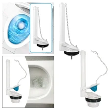 Toilet Flush Valve Outlet Valve Universal Easy Install Adjustable Height Wire