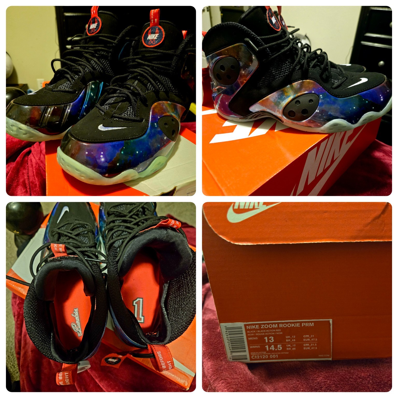 Size 13 - Nike Zoom Rookie PRM Retro 2019 Galaxy