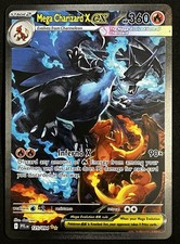 Mega Charizard X EX SIR 125/094 PHANTASMAL FLAMES 💎 MINT - Pack Fresh