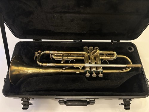HN White King DUAL BORE Super 20 SYMPHONY Bb Trumpet STERLING SILVER LEADPIPE