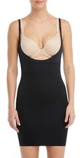 SPANX SmartGrip Open Bust Full Slip - Body Shapewear Anti-Slip Very Black - S