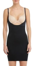 SPANX SmartGrip Open Bust Full Slip - Body Shapewear Anti-Slip Very Black - S