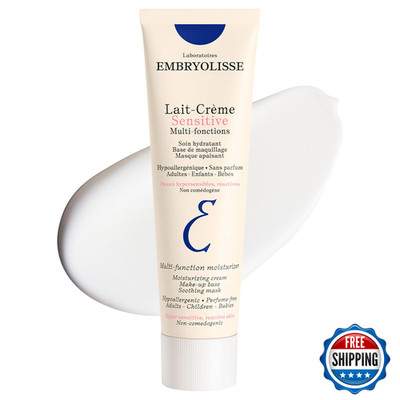Embryolisse Lait Crme Sensitive Moisturizer. Hypoallergenic Face Body Cream For