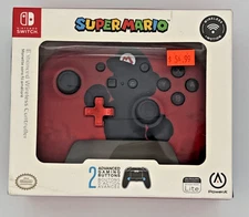 PowerA Enhanced Wireless Mario Silhouette Controller for Nintendo Switch
