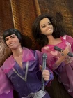 Vintage 1976 Donny & Marie Osmond Dolls in All Original Clothes w/Microphone