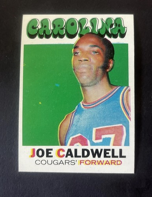 #ad #ad 1971 72 Topps Basketball #155Joe Caldwell ODDBALL Double Exposure Great Shape $5.00