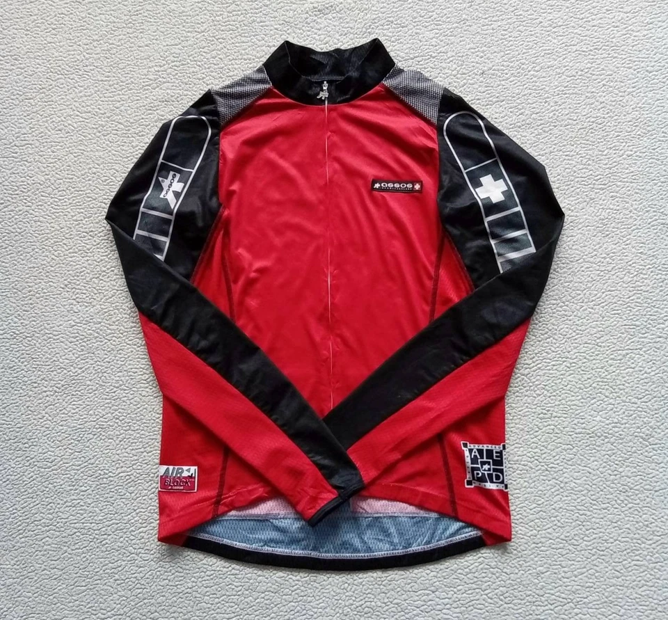 RARE VTG ASSOS Prosline Intermediate AirBlock Red Cycling Jersey Jacket — SIze M - Image 2 of 4