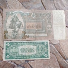 1919 Rostov Of Don River South Russia Banknote 5000 Rubles Large Size