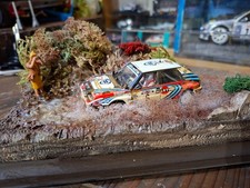 Lancia Delta Integrale Safari scala 1/43  diorama
