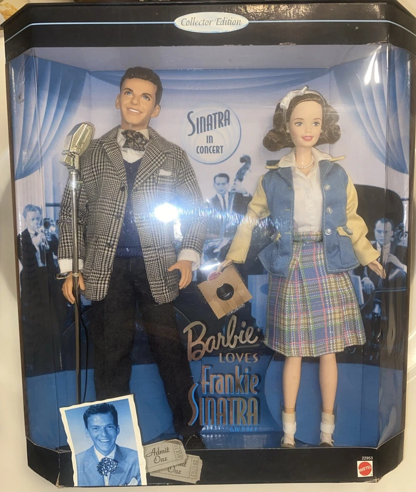 Винтажный подарочный набор Barbie Loves Frankie Sinatra 1999 коллекционное издание 22953 - Изображение 3 из 4