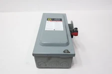 Square D HU361 Non-fusible Disconnect Switch 3p 600v-ac 30a Amp