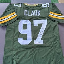 Kenny Clark Autographed Signed XL Custom Packers Jersey-Beckett Witnessed