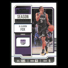 DeAaron Fox #40 2023 Panini Contenders Sacramento Kings Basketball Card NBA NM
