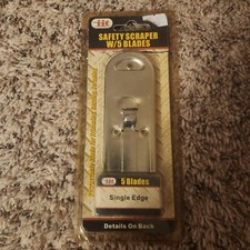 Illinois Industrial Tool Vintage Safety Scraper w/ 5 Blades, NIB