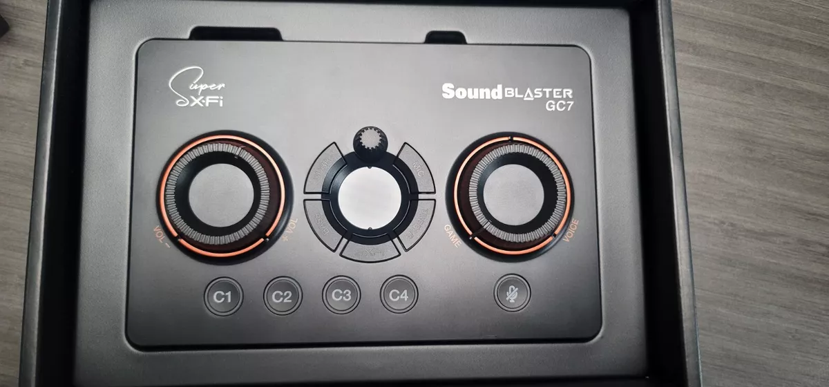 SoundBlaster GC7 DAC amp w Programmable Buttons