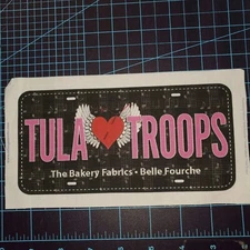 Tula Troops The Bakery Fabrics Printed  Fabric Plates 4.5 X 8 Inches