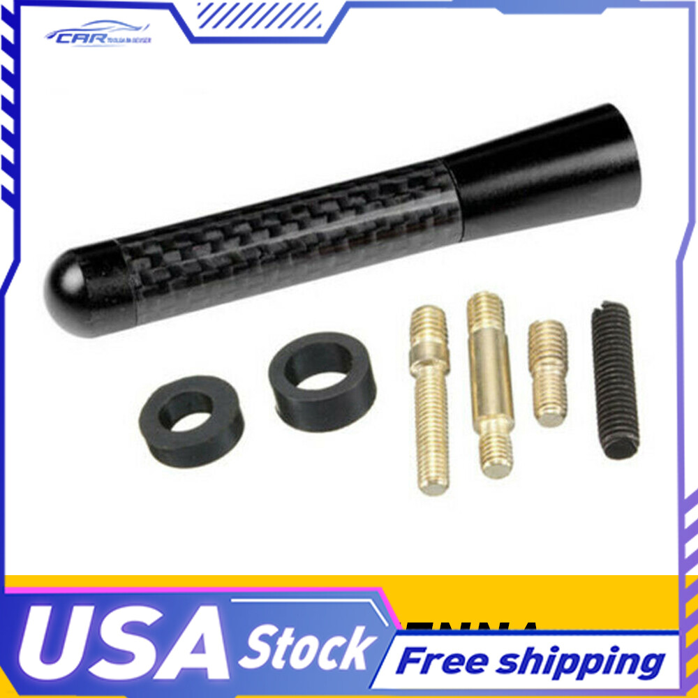 Black Universal 3-Inch Car Antenna FM AM Signal Booster Aerial