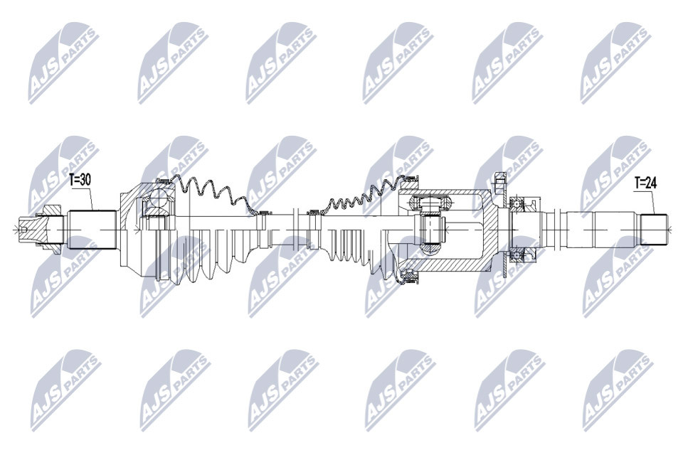 NPW-MA-003 NTY Drive Shaft for MASERATI
