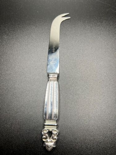 "Cuchillo de queso/barra de plata esterlina Bellota de Georg Jensen 7 1/2" - Imagen 1 de 4