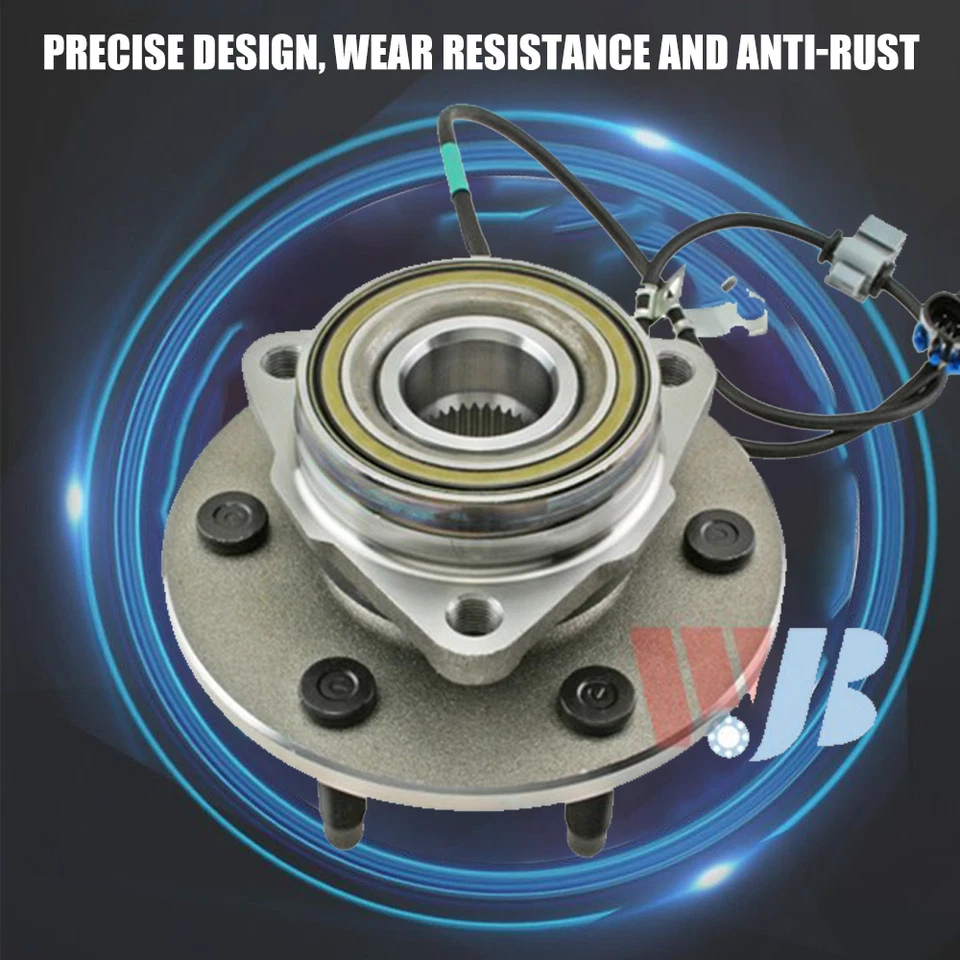 2PCS Front Wheel Hub Bearing Left Right for Chevrolet Astro/GMC Safari 2003-2005 Foto 4 de 4