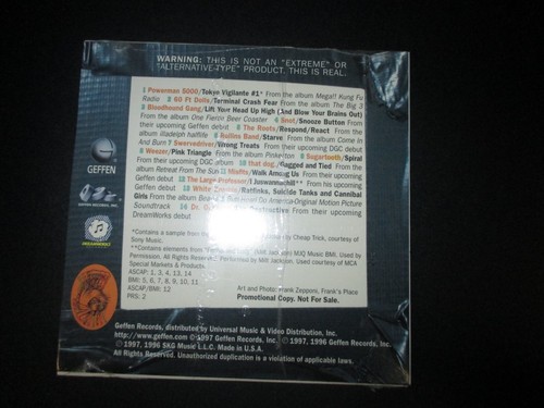 Huck'Em-Music For Real Sporsters Promo CD-Sealed/1997 Geffen Label - Picture 2 of 4