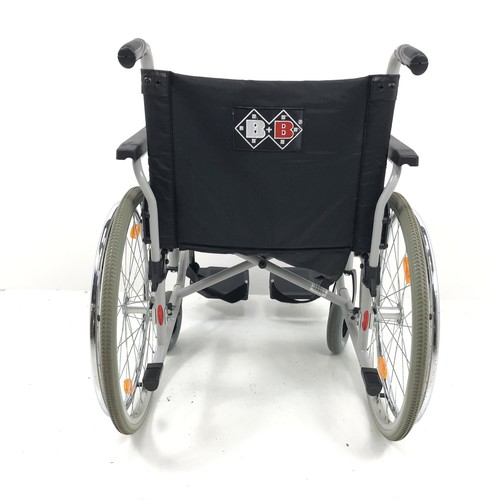 XXL Rollstuhl B+B S-Eco 300 Faltrollstuhl Sb. 52 cm Reiserollstuhl bis 125 kg - Bild 6 von 10