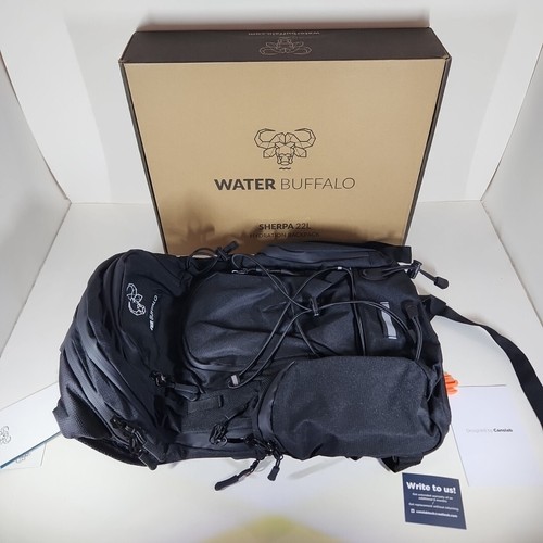 WATER BUFFALO Trinkrucksack - Sherpa 22L Wanderrucksack (SCHWARZ) *NEU* SALE - Bild 1 von 9