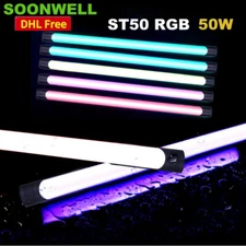 SOONWELL ST50 50W SENSEI RGB LED Tube Light IP65 Waterproof Video Lighting Stick