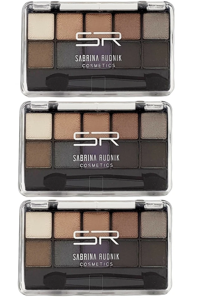 AUSWAHL 3 Stück Lidschatten Palette à10 Farben Sabrina Rudnik Kosmetik €3,00/10g - Bild 4 von 4